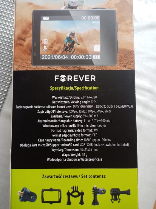 Kamerka Forever cały komplet
