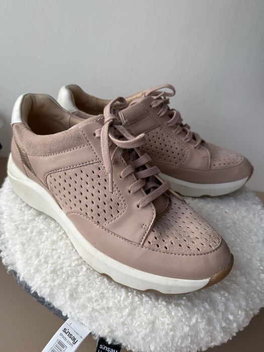 Кросівки кеди шкіряні Clarks жіночі