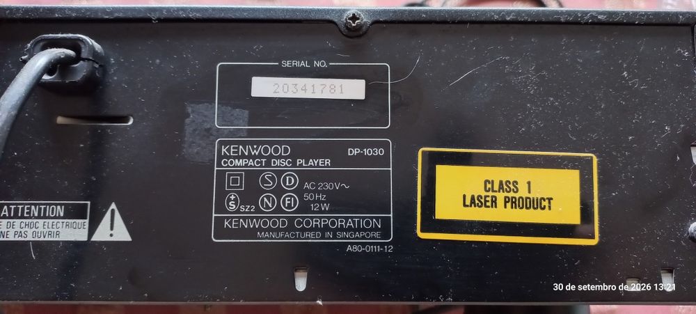 Leitor de dvds KENWOOD