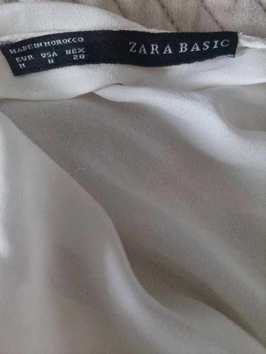Biała bluzeczka overside Zara