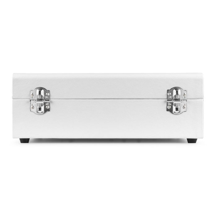 Gramofon w walizce z wbudowaniami głośnikami