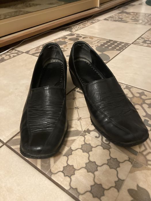 Туфли кожаные, стелька мягкая ортопед