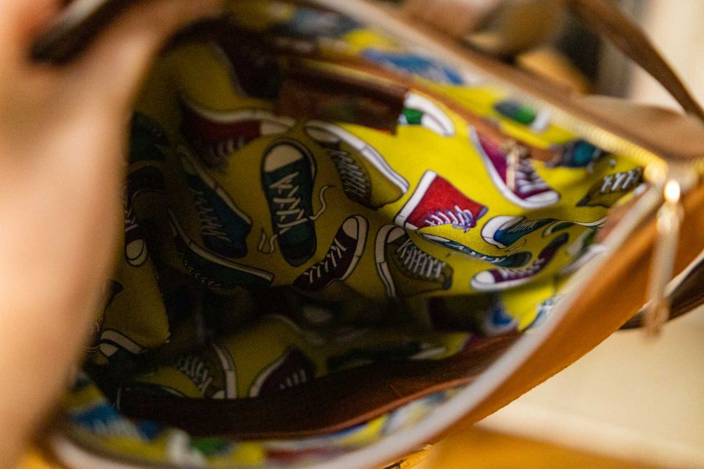 mochila Zyria de pele