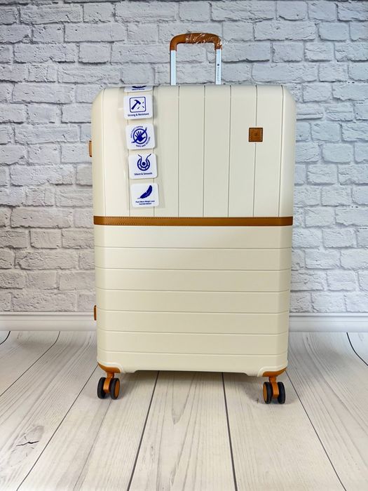 Валіза велика 4 колеса 49403/L біла Snowball (Франція)