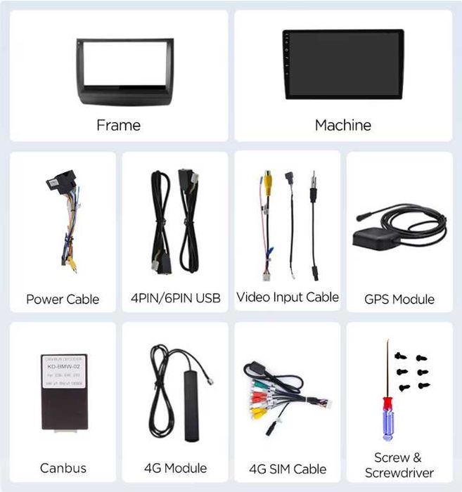 Radio Android Carplay Play Toyota Prius 20 de 2002 a 2009 GPS 2/32GB NOVO