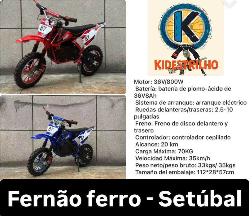 Mota eletrica Criança KE800w