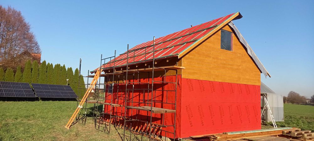 domek całoroczny na zgłoszenie 35m2 +góra 35m2