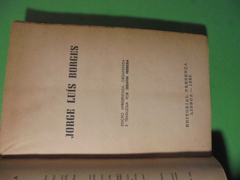Ferreira (Serafim,Organização e Tradução);Jorge Luís Borges