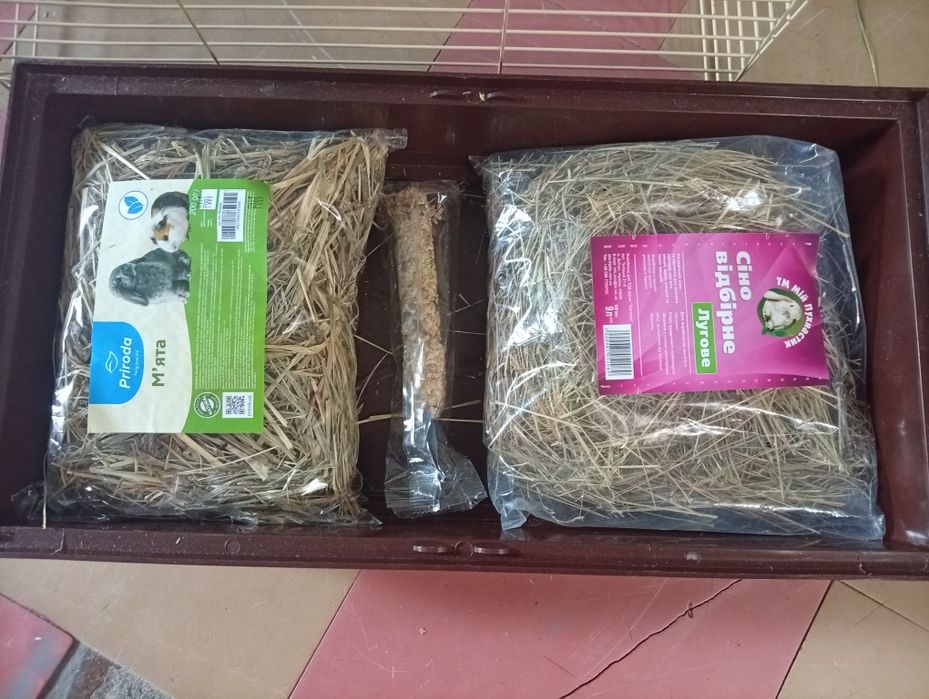 Клетка домик сено корм