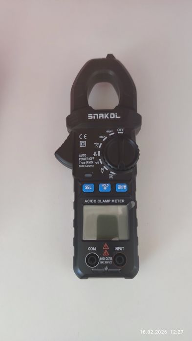 Цифрові струмові кліщі ANENG PN108 AC/DC 600A | True RMS |