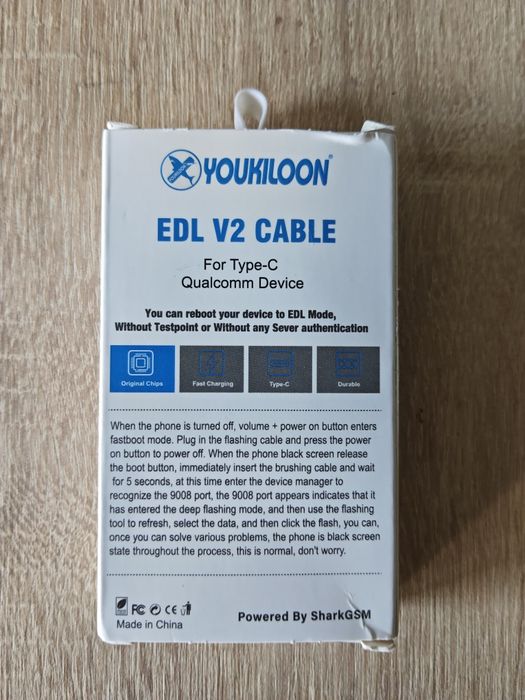 Kabel serwisowy EDL V2 dla urządzeń z procesorem Qualcomm