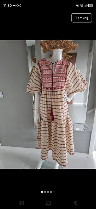 Sukienka boho, Mango  rozm. S