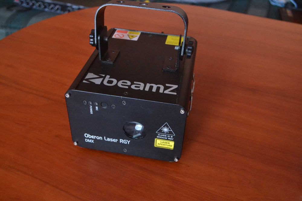 Laser dyskotekowy DMX 200mW zielony