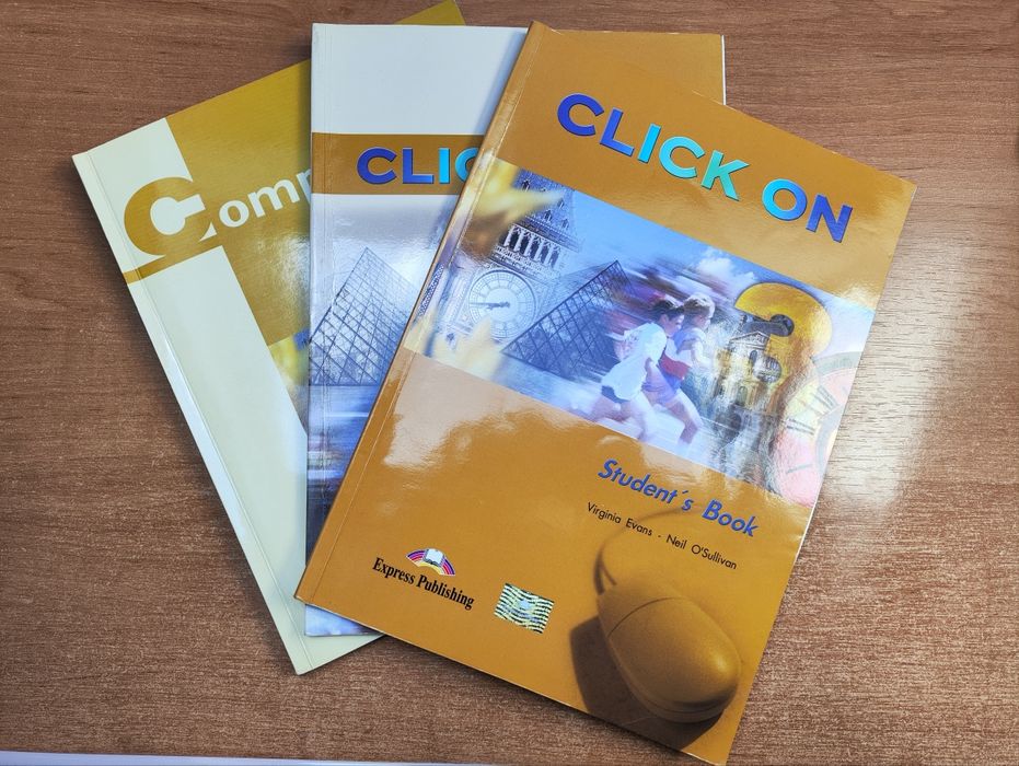 Zestaw 3 książek do nauki angielskiego Click on 3 - poziom B1