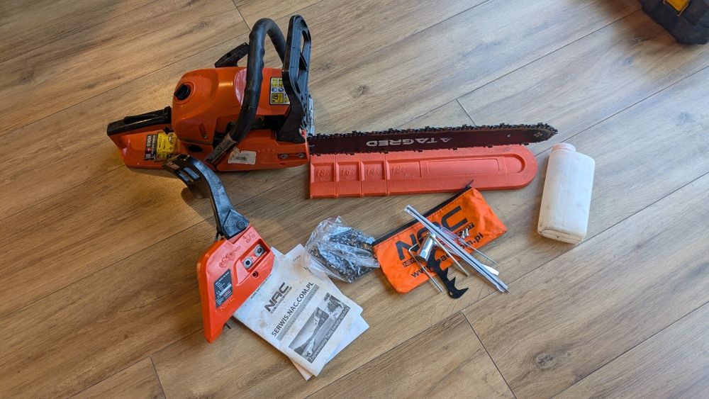 Pilarka spalinowa NAC-CST52-45-01AC 45cm + łańcuch, prowadnica
