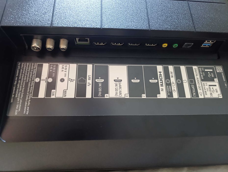 TV LCD SONY XR-55X90J avariada