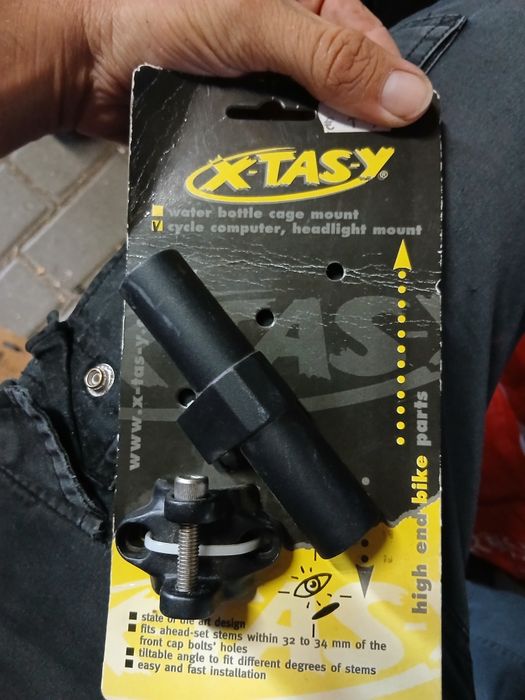 adapter X-Tasy do montażu licznika rowerowego lub oświetlenia