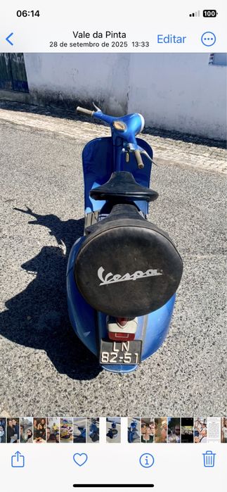 VESPA 150 VBB  ,  ANO 1961
