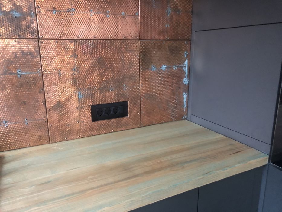 Плита медная декоративная