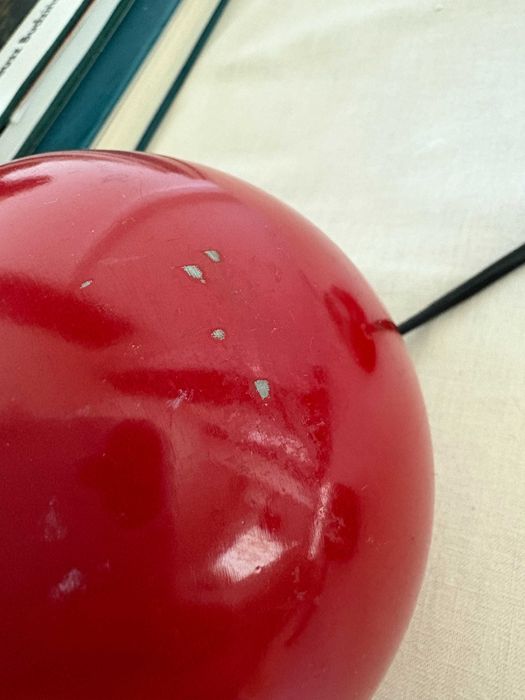 Space Age Red Eyeball Italian Magnetic Lamp Goffredo Reggiani