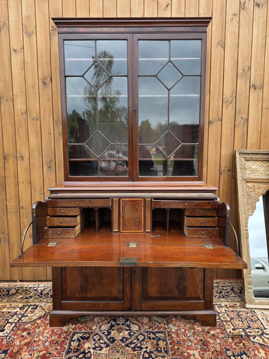 Oryginalna angielska sekretara sekretarzyk biurko witryna #2108 Węgrów