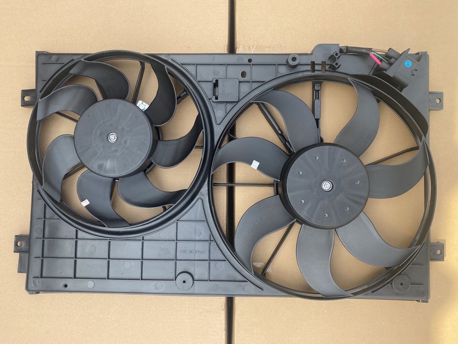 вентилятор дифузор з вентилятором рамка vw jetta passat b7 b8