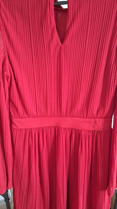 Czerwona Sukienka damska r.38