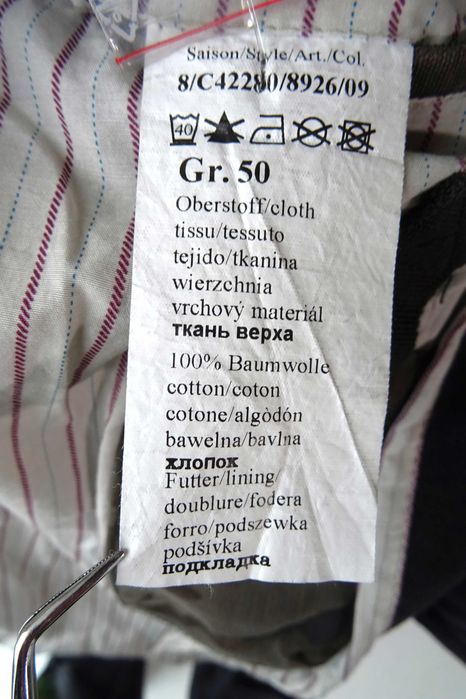 Marynarka męska, Camel Active, grafit, rozmiar 50 (L), 100% bawełna, casual