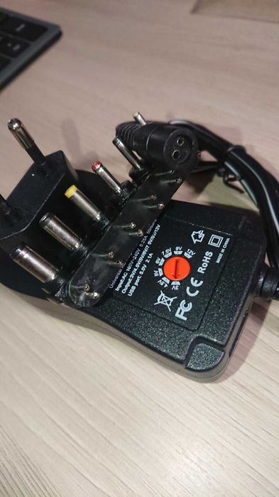 Блок живлення Блок питания 3 4,5 5 6 7,5 9 12 вольт 30 Ват з USB 5В 2А