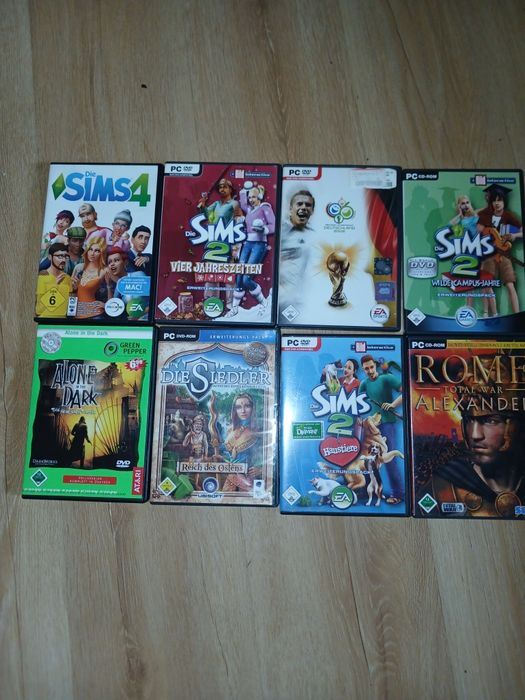 Zestaw Gier Na PC Simsy fifa,rome