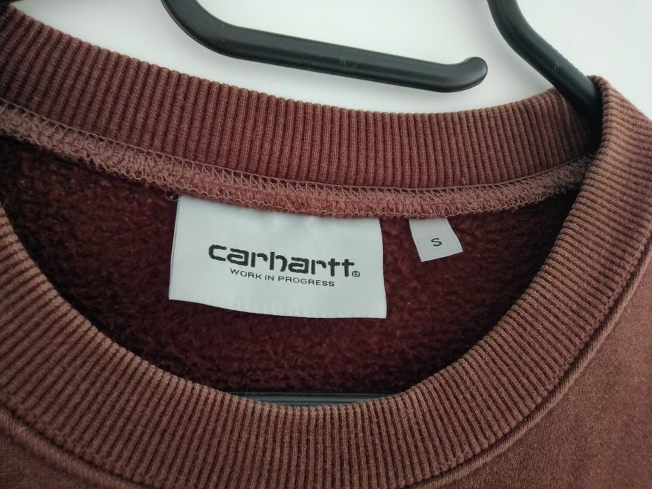 Carhartt WIP Sweat bluza bawełniana codzienna blockcore streetwear