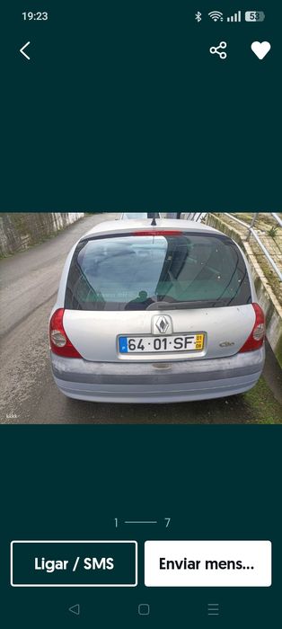 Renault clio 2 1.5 diesel 5 lugares