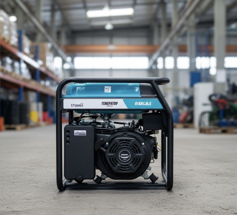 Генератор бензиновий 5.0/5.5кВт 4-х тактний ручний запуск SIGMA