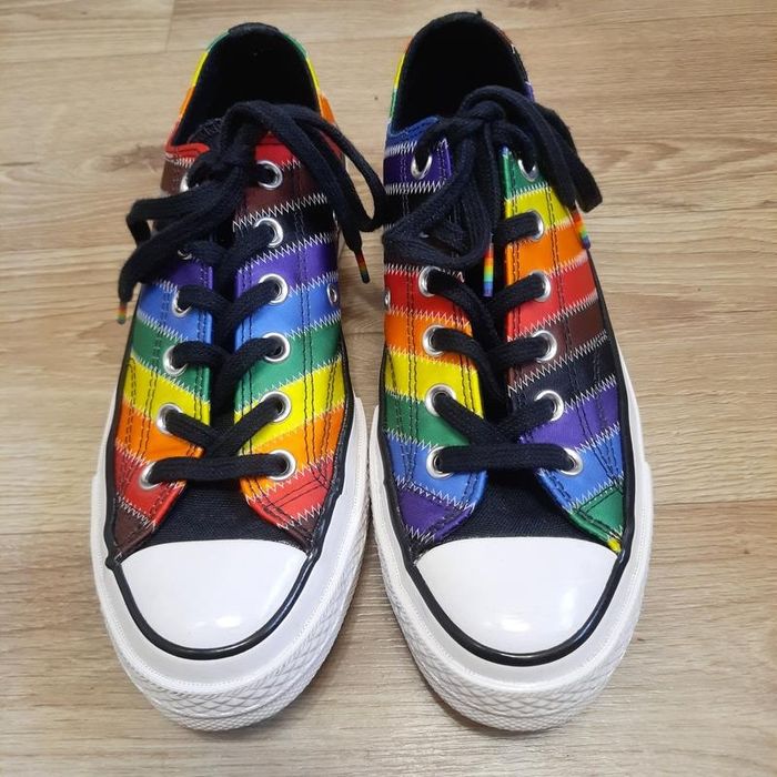 Кеди унісекс converse оригінал кольорові веселка лгбт прайд