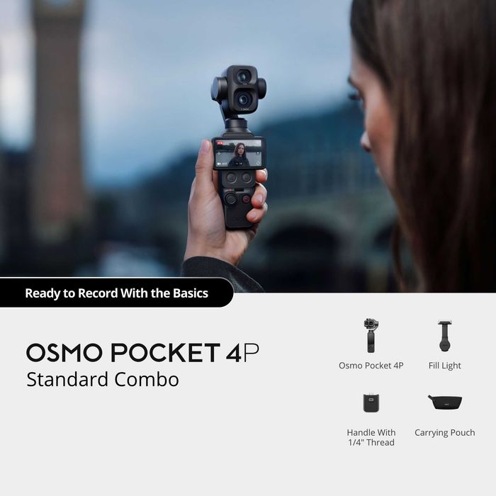 DJI Osmo Pocket 4P | Standard Combo | SELADO | 3 ANOS DE GARANTIA