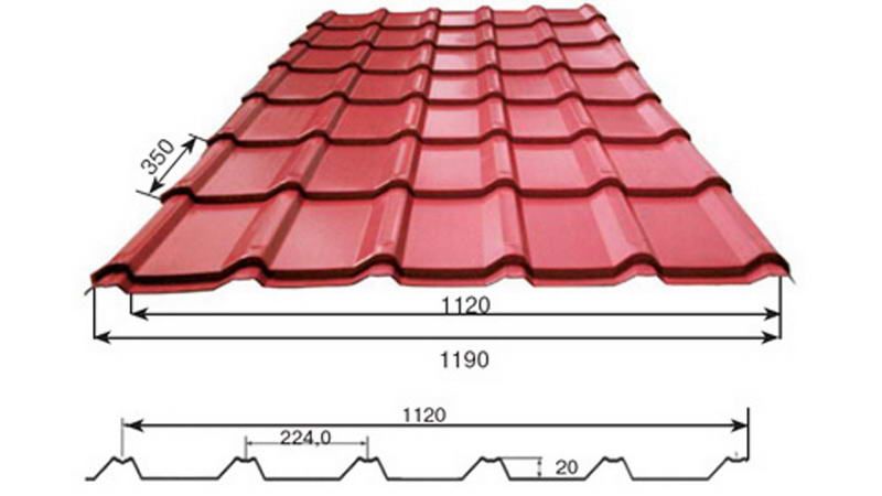 Профнастил, металлочерепица, водосливные системы