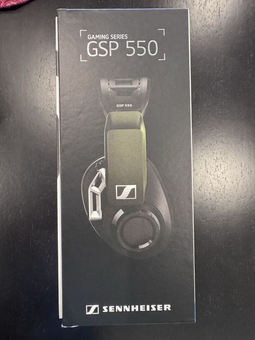 Headphones Sennheiser GSP 550 + Caixa + Espumas Extra – Muito Bom Estado