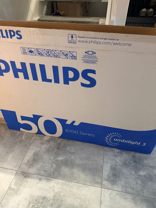 Philips ambilight UHD 50 cali