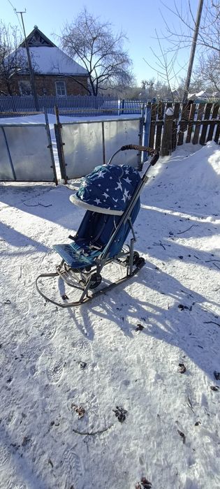 Санки - коляска б/в в гарному стані
