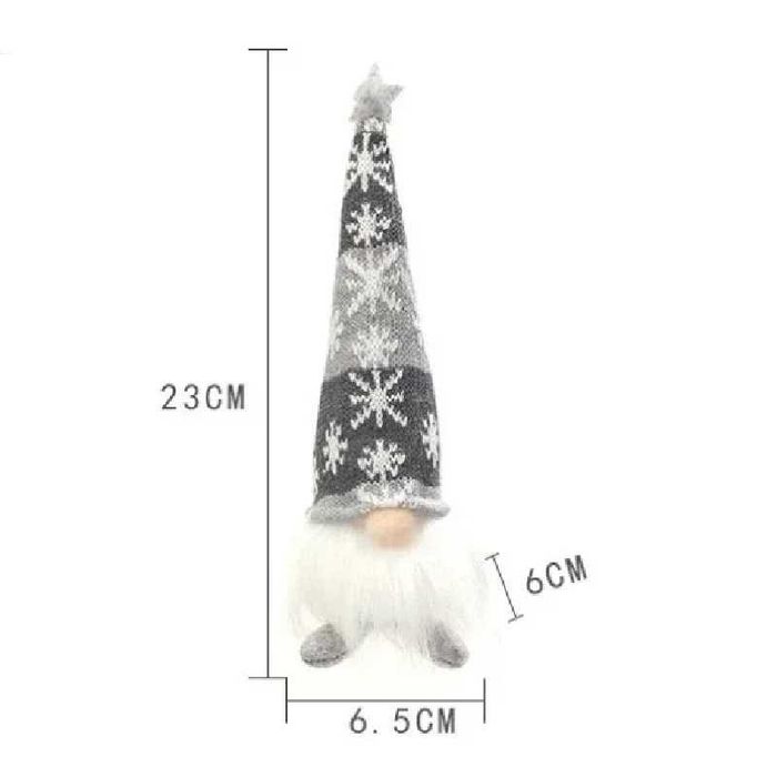 Різдвяний новорічний гном з підсвіткою лампа нічник