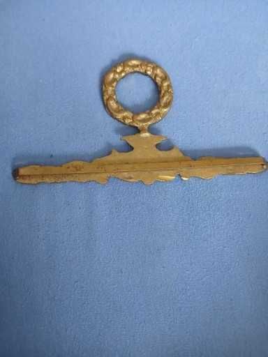 Stare mosiezne zakonczenie do lampy zegara