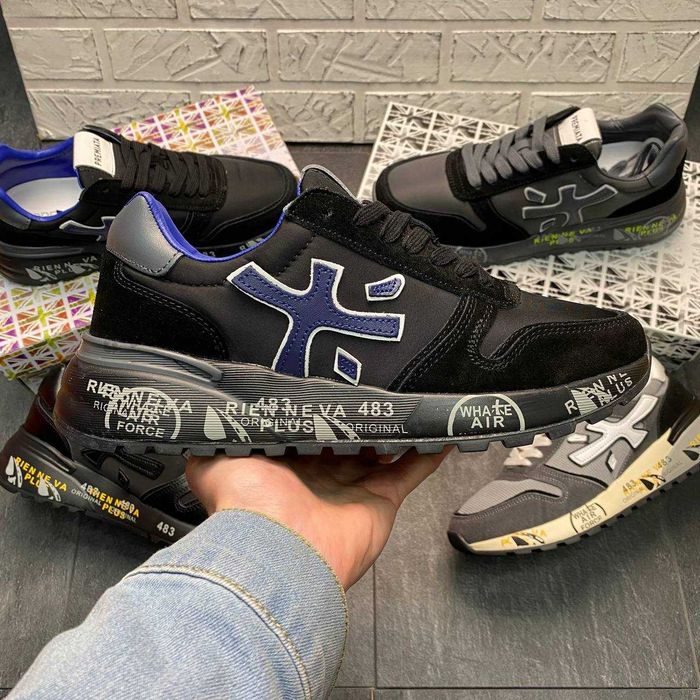 Кросівки PREMIATA Black/Blue 43 (27.5 см) / 44 (28 см)