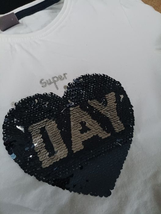 Zestaw 4 bluzki długi rękaw dla dziewczynki 116 122