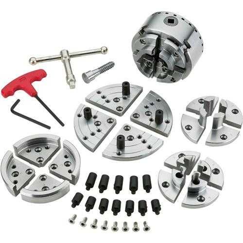 Токарный патрон по дереву 1х8 TPI диаметр 100 мм c ДОПОЛНИТ КУЛАЧКАМИ