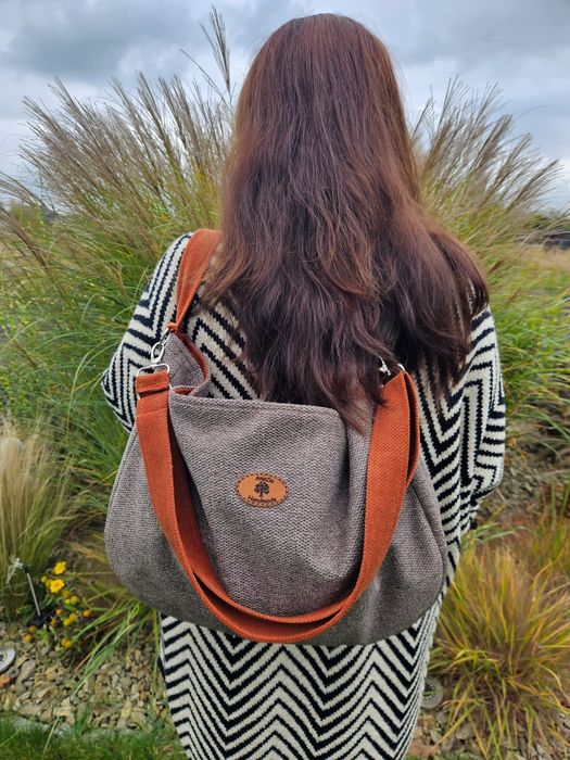 Duża torba na ramię handmade