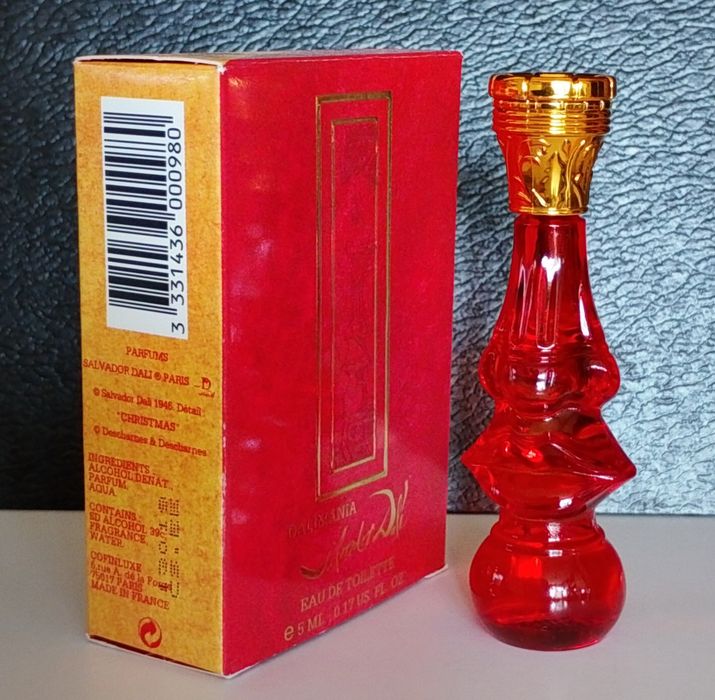 Miniaturka perfum Salvador Dali Dalimania czerwona rzadka EDT 5 ml