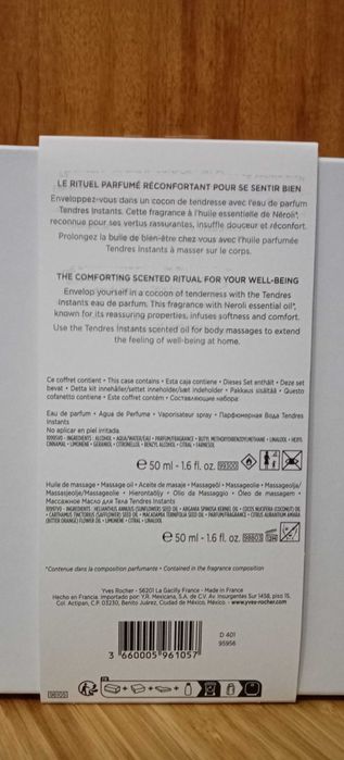 Coffert tendres instants Yves rocher