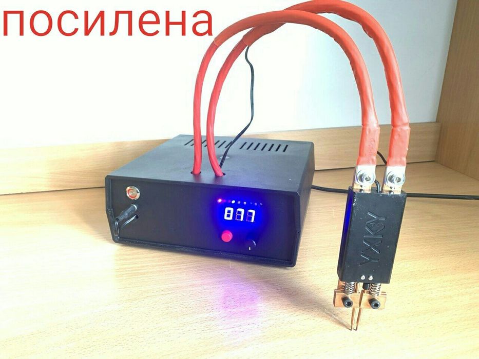 точечная сварка усиленная точкова зварка апарат точкової зварки спотер трансформаторний 1600w 2 імпульси