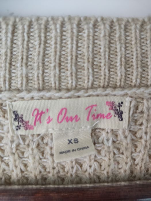 Beżowy sweter XS/S