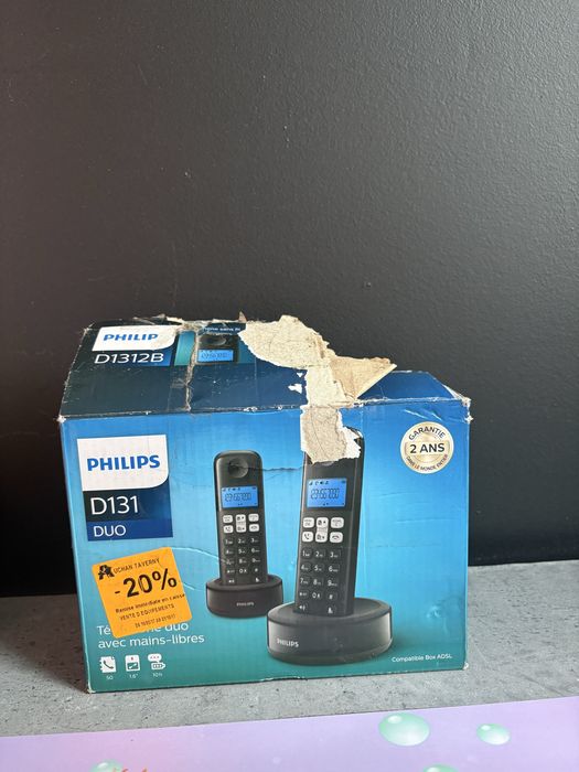 Telefon bezprzewodowy Philips D131 Duo